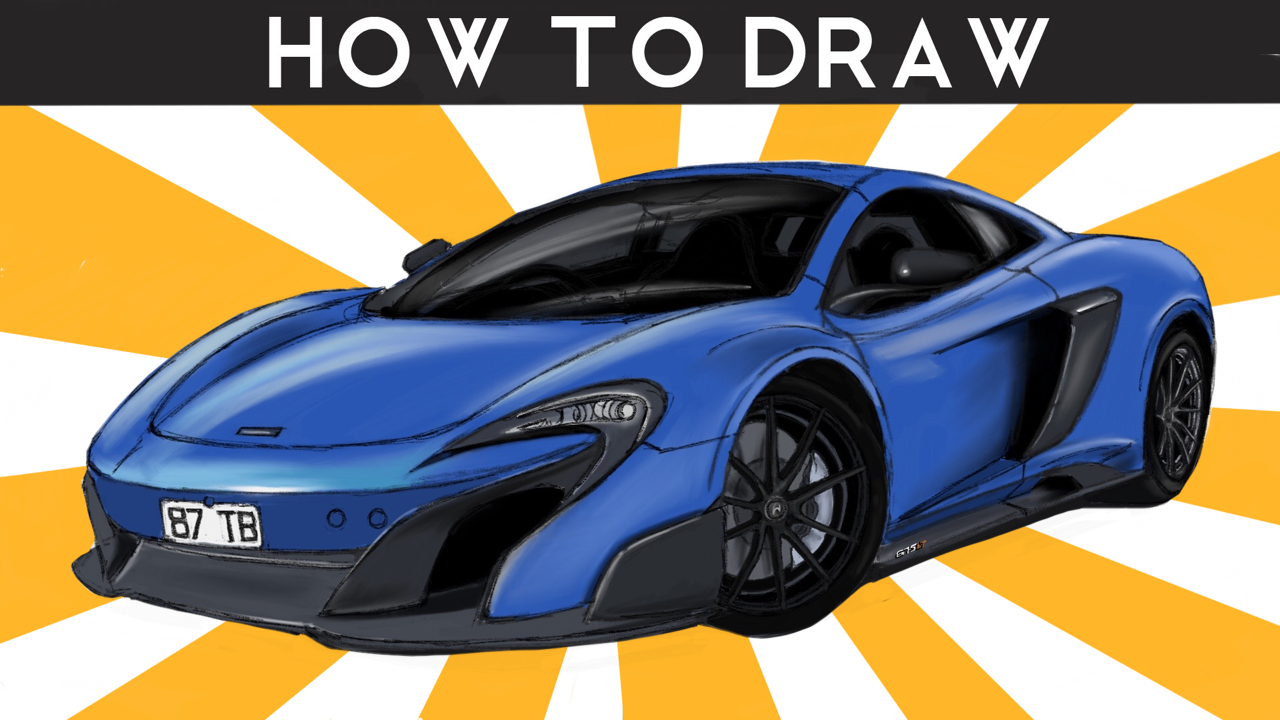 drawingpat — HOW TO DRAW a Mclaren 675LT - Shmee150 Edition ...