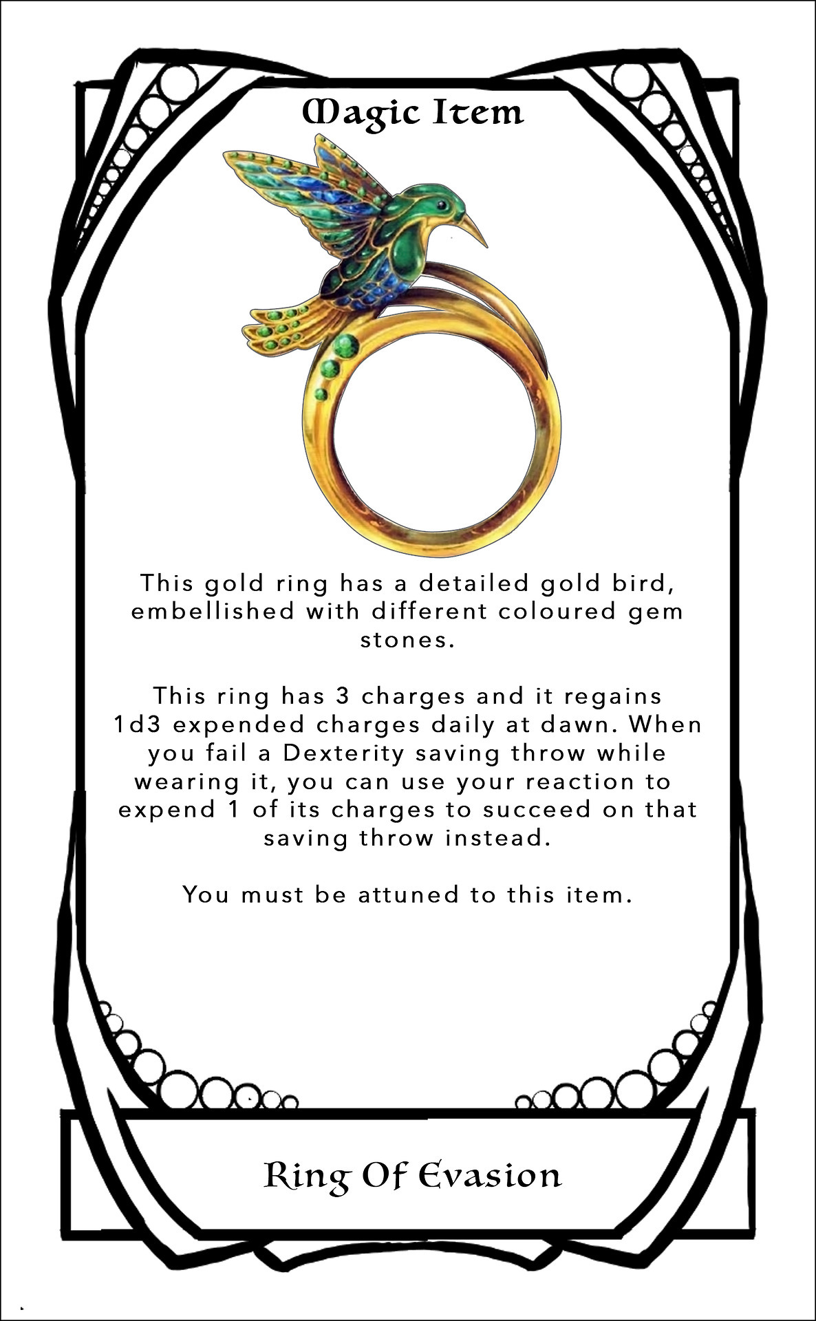 D&D 5th Edition - Taggriell • The ring you thought you were getting