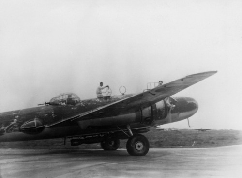 ww1ww2photosfilms:The Japanese ground-based bomber G3M2 “Nell”,...