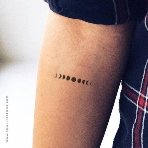 Moon phases temporary tattoo, get it here ►... temporary