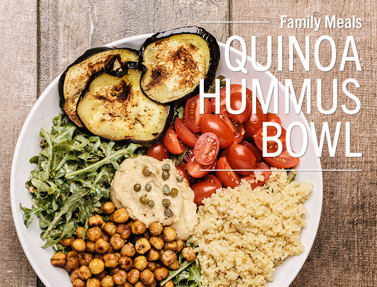 Good Taste  Mediterranean Quinoa Hummus Bowl This