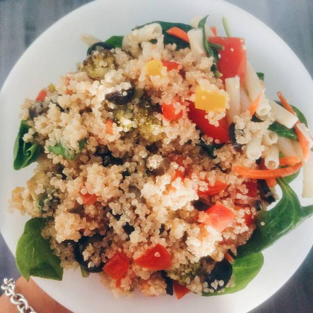 Cheap Lazy Vegan — Quinoa salad from my mama's cafe ...