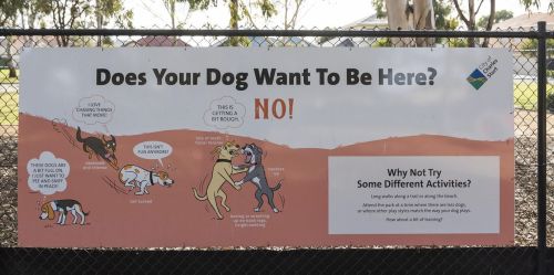 Sign that should be at all dog parks