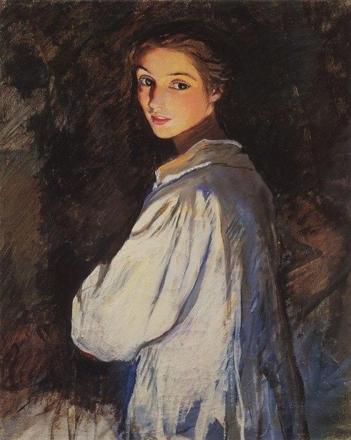 zinaida-serebriakova:Girl with a candle. Self portrait,...