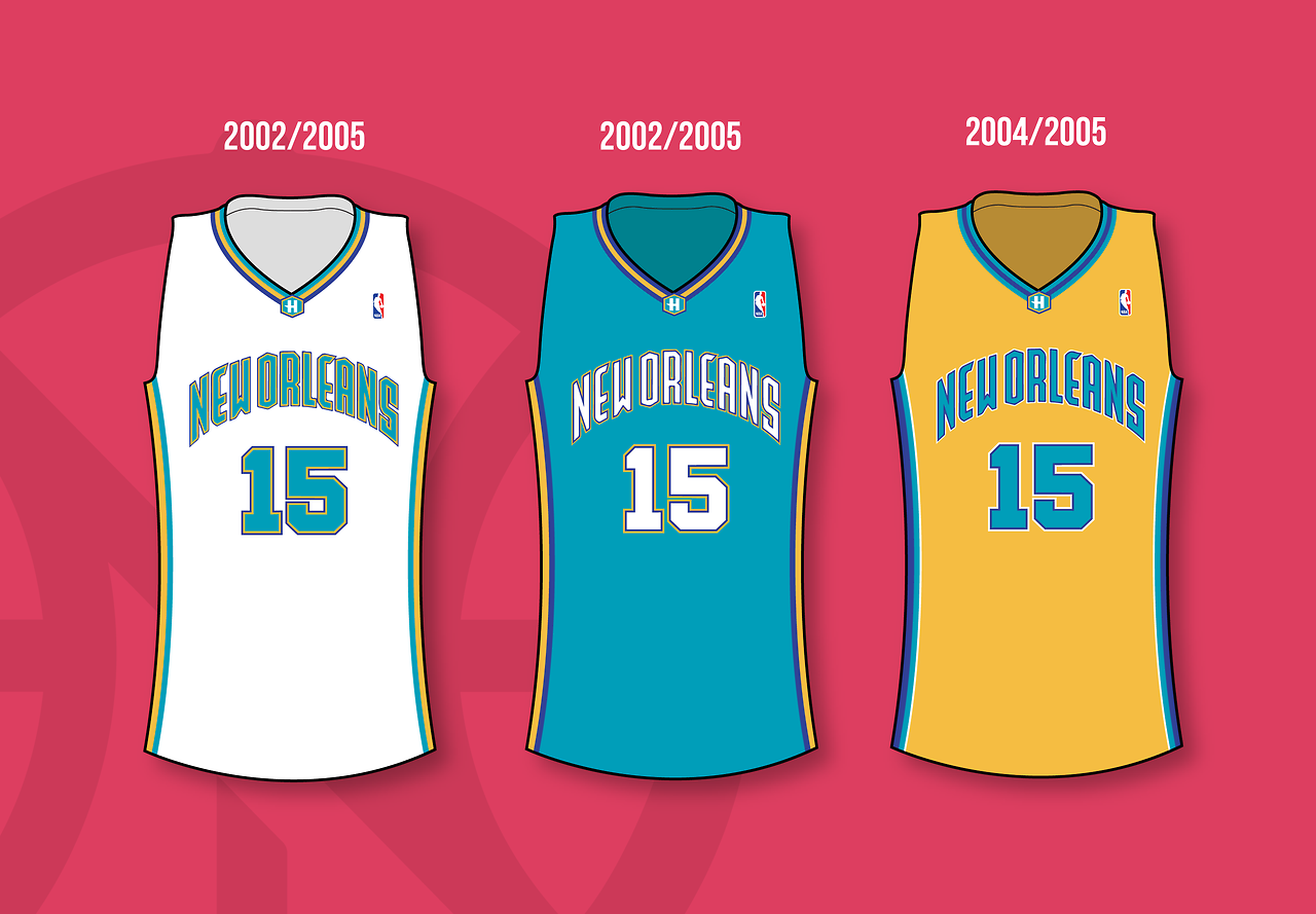 new orleans oklahoma city hornets jersey