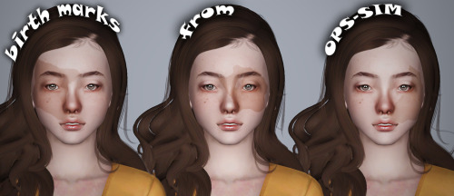 Birthmarks for sims 3 free