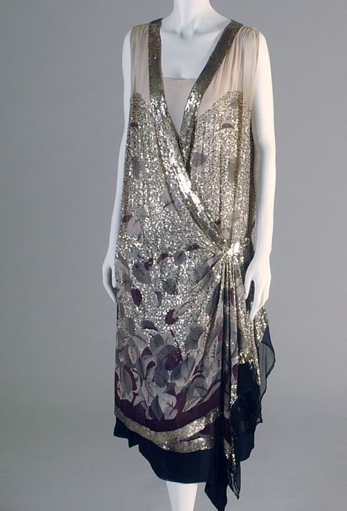 Heaveninawildflower - ephemeral-elegance: Evening Dress, ca. 1925 ...
