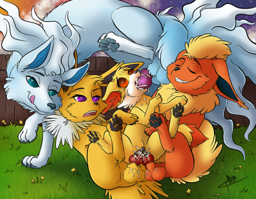 brunnsarts:Foxpile? Pokepile? Just a little gang bang at the...