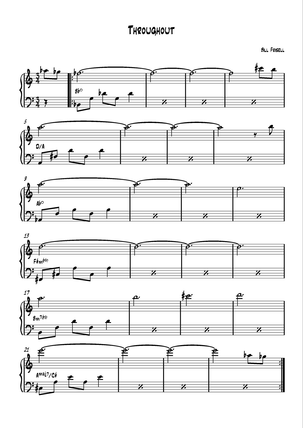 jazz piano transcriptions