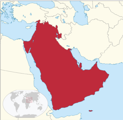 Map of the fictional United Arab Kingdoms, If UK... - Maps on the Web