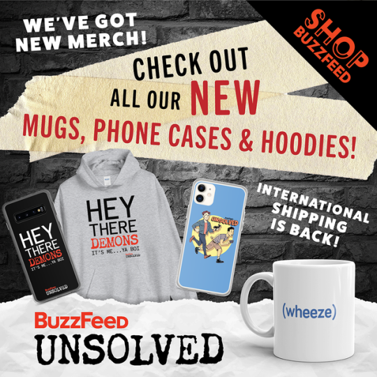 🚨MERCH ALERT 🚨Get spooky with new BuzzFeed Unsolved mugs, hoodies and phone cases now and get 30% OFF the new merch with code...