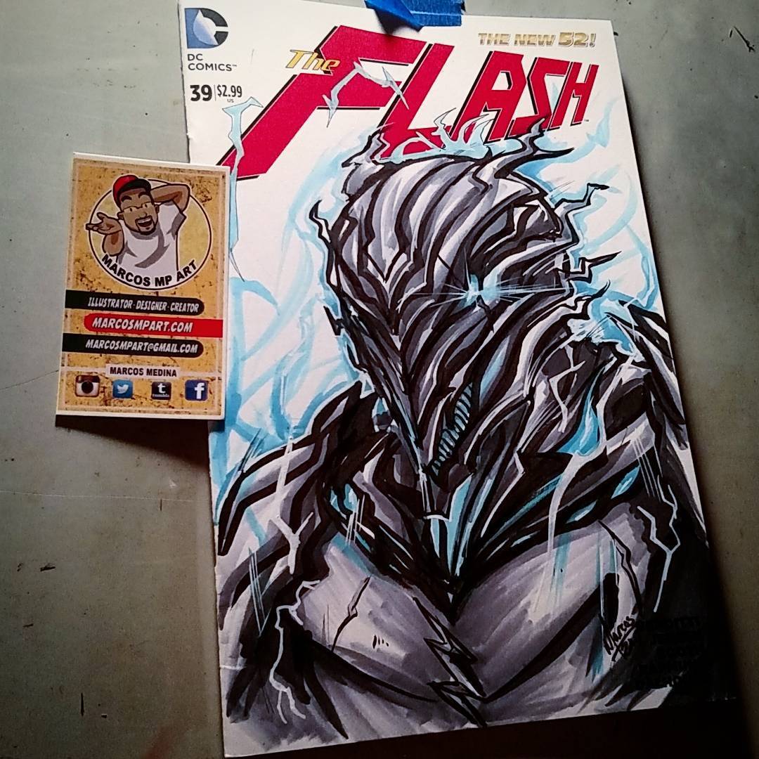 Marcos MP art — #savitar #commission from #theflash #cw show....