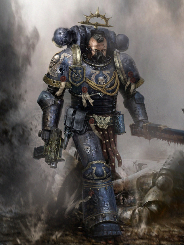 warhammer-fan-art: Ultramarine by... - 40k Artwork