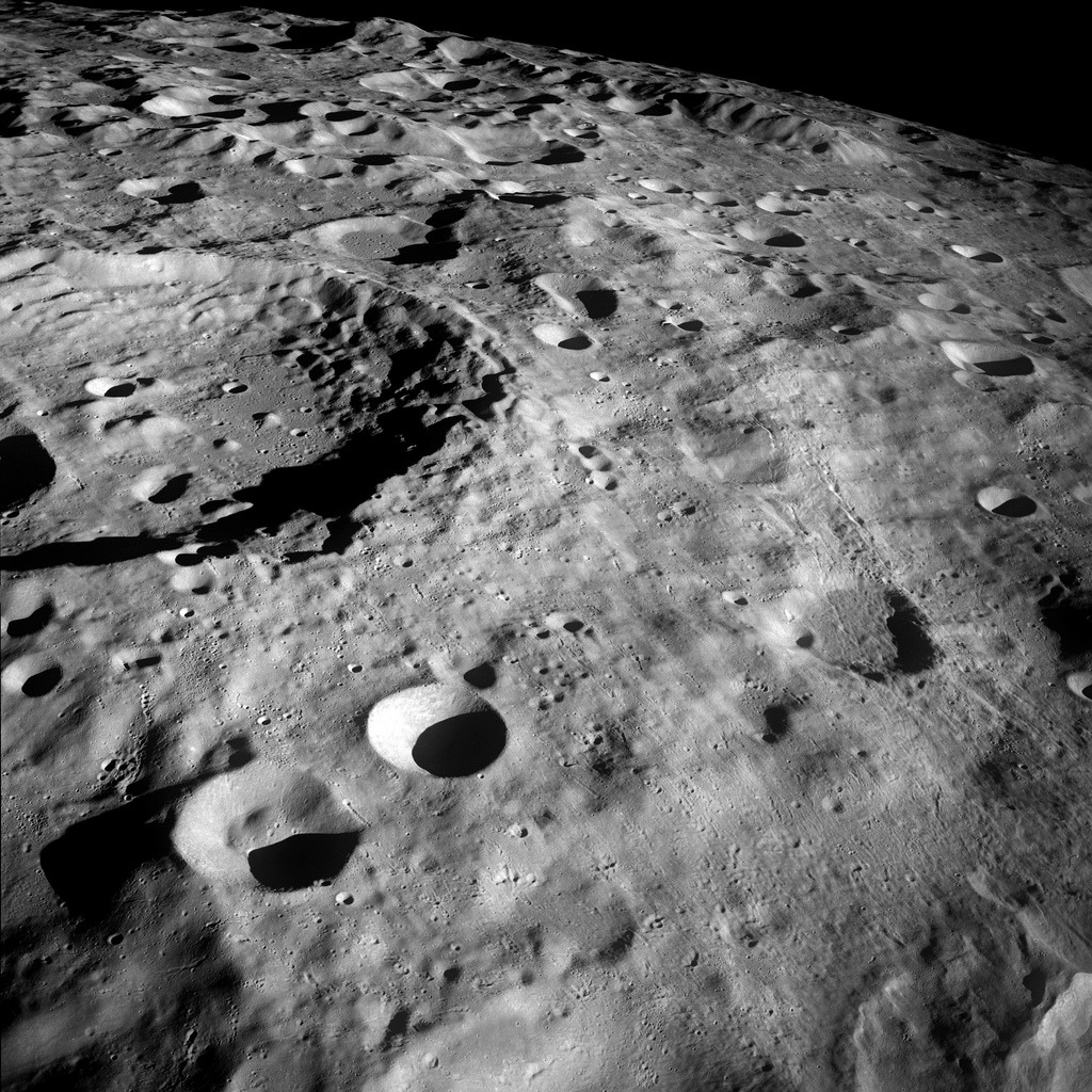 It's Full of Stars — Luna Surface from Apollo 8 Spacecraft by NASA...