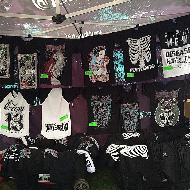 new years day band merch