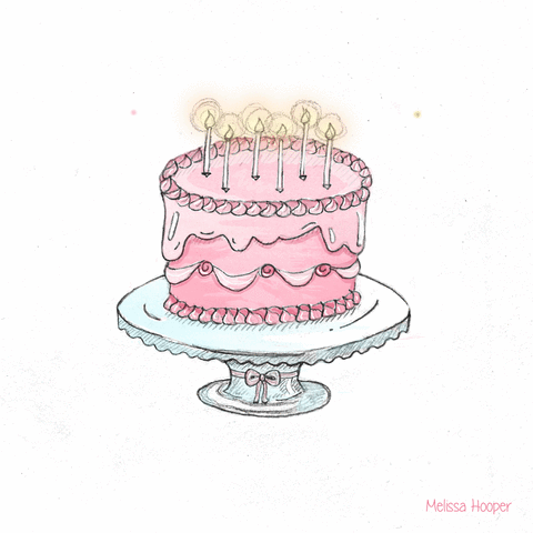 Birthday Cake With One Candle Stock Illustration - Download Image Now - Cake,  Birthday, Icing - iStock