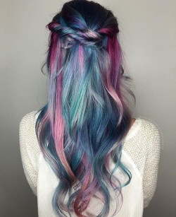 Ombre Purple To Pink Hair Tumblr