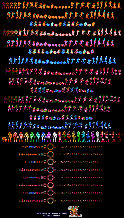 metroid themed sprite sheets for rpg maker mv