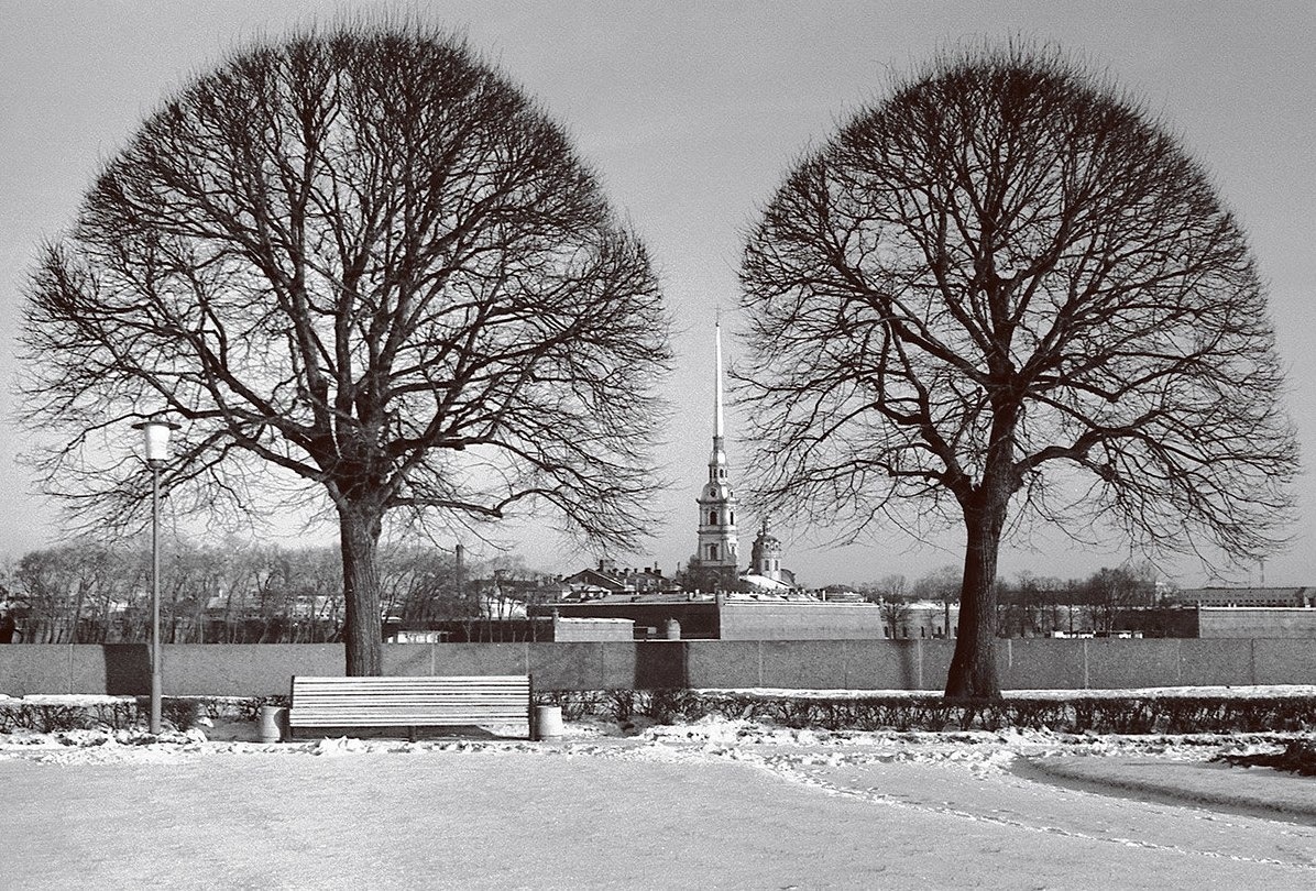 View of Peter-and-Paul Fortress, Leningrad (1976)