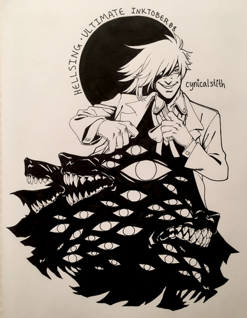 cynicalstith:Day 8! Alucard from Hellsing!I think I’ve just...