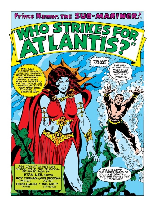 Sub-Mariner vol.1 #4 (1968) - Who Strikes for Atlantis?