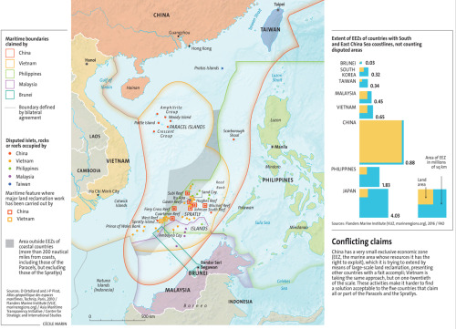 Conflicting Claims In The South China Sea. - Maps On The Web