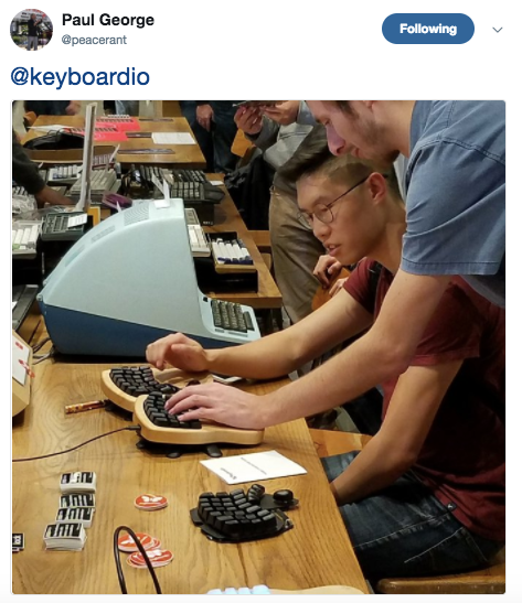 Last month, we brought some Model 01s to the Northern California Mechanical Keyboard meetup.