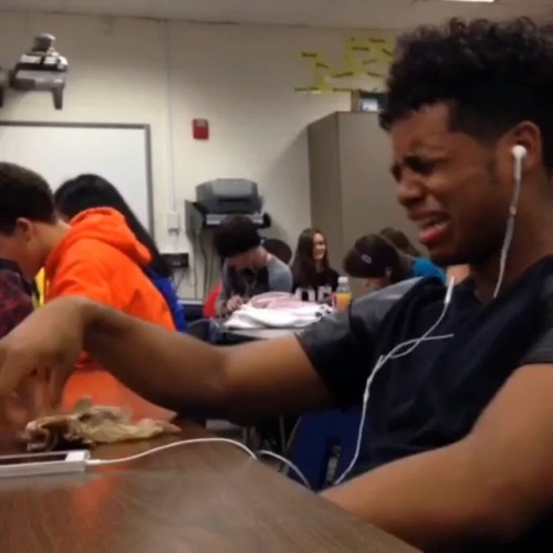black guy listening to music meme