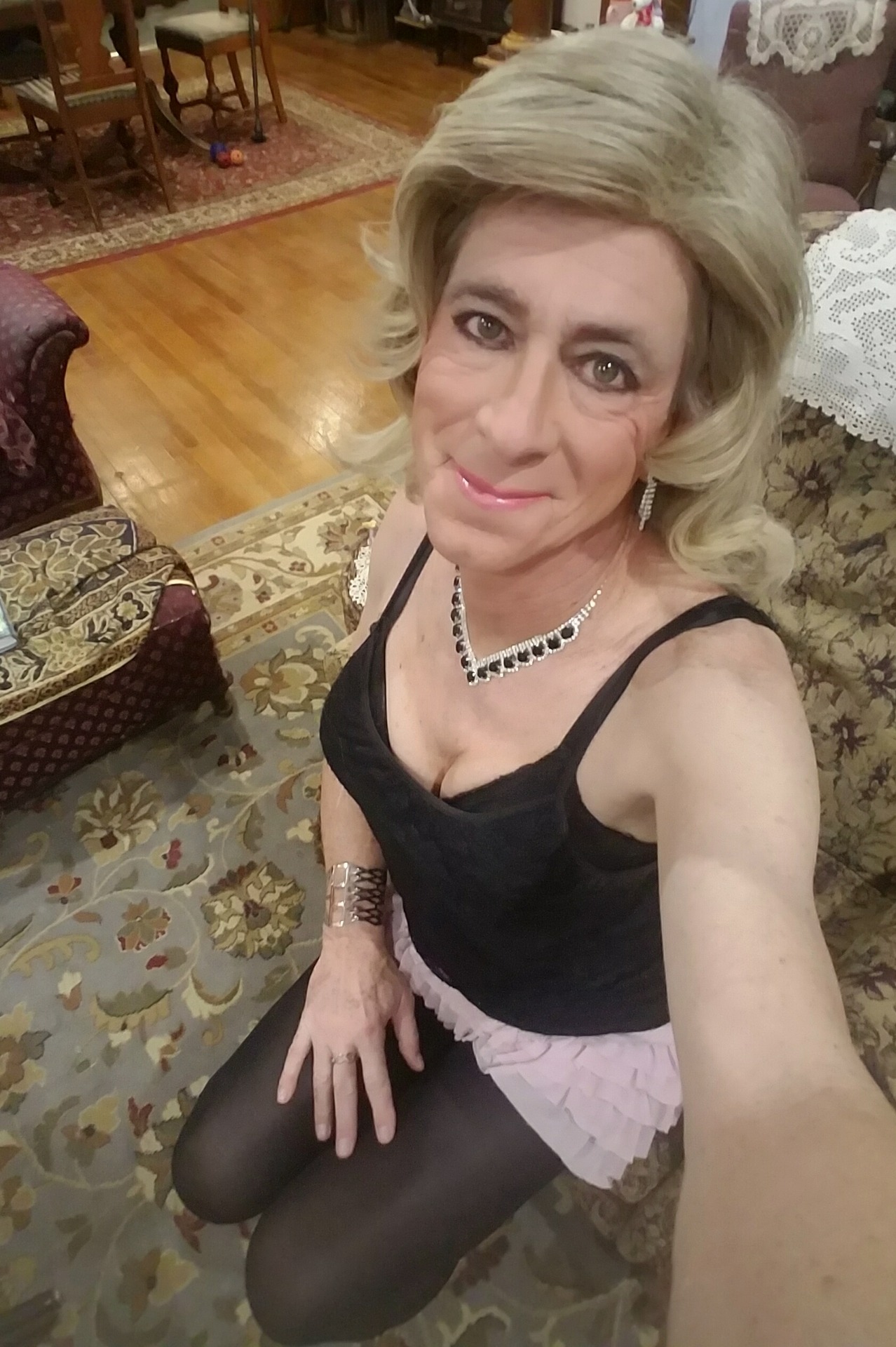 Sexy Crossdressers Just Relaxing This Morning And E