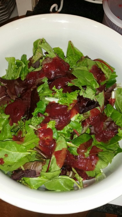 Spring Mix Pear Salad Wit