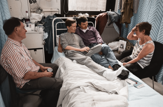 the humanity of the AIDS crisis: the ward by gideon mendel colorized by me