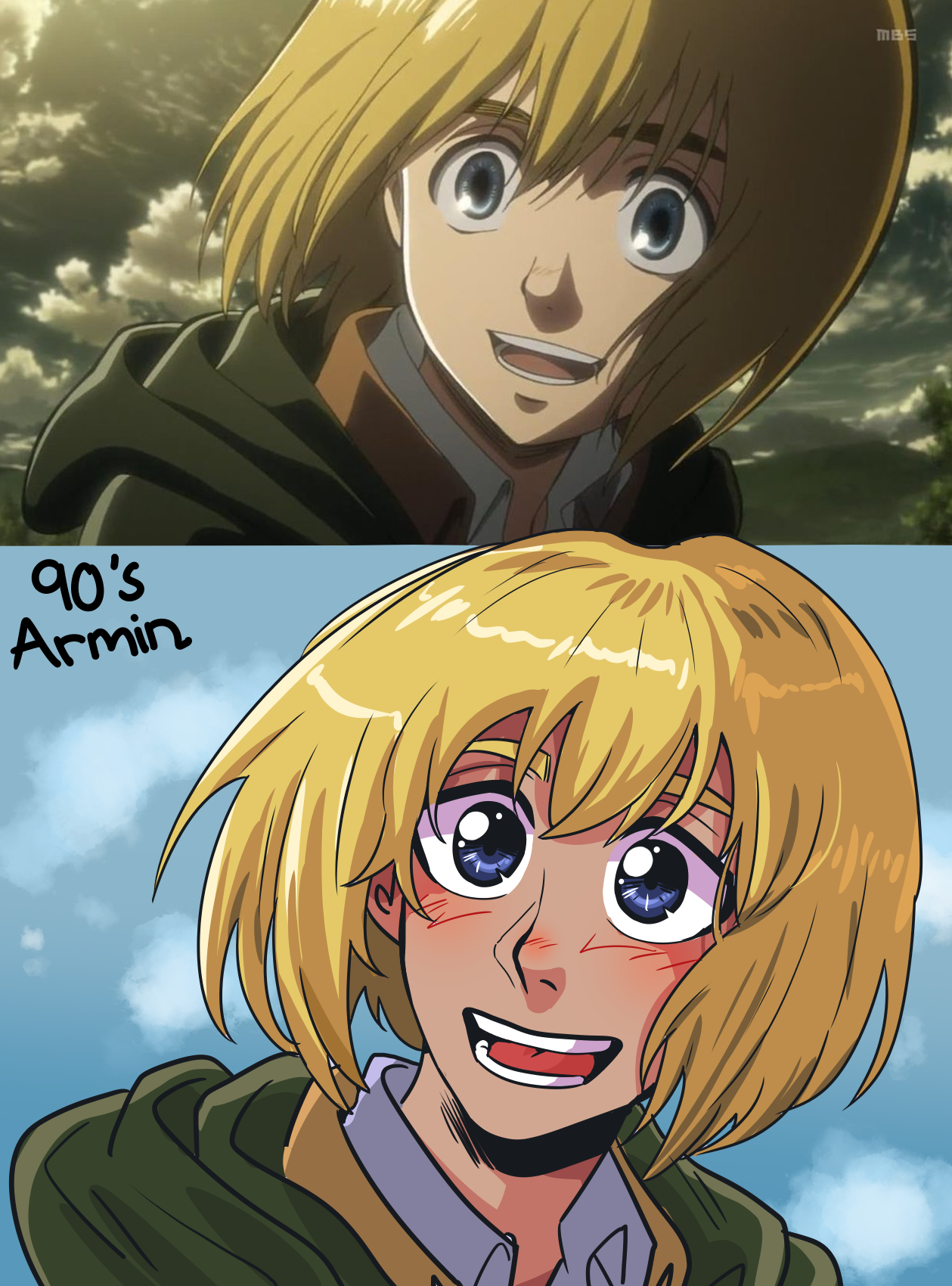 90s Armin Art By Zamasus Wife Rattackontitan 4649