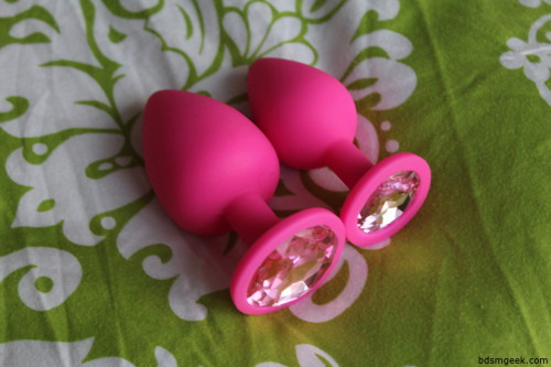 bdsmgeekshop:Pink Silicone Princess Plugs now available in...