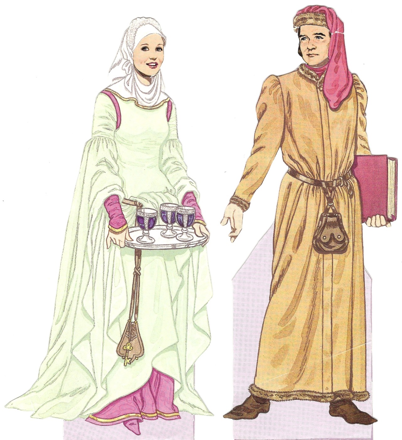 medieval paper dolls