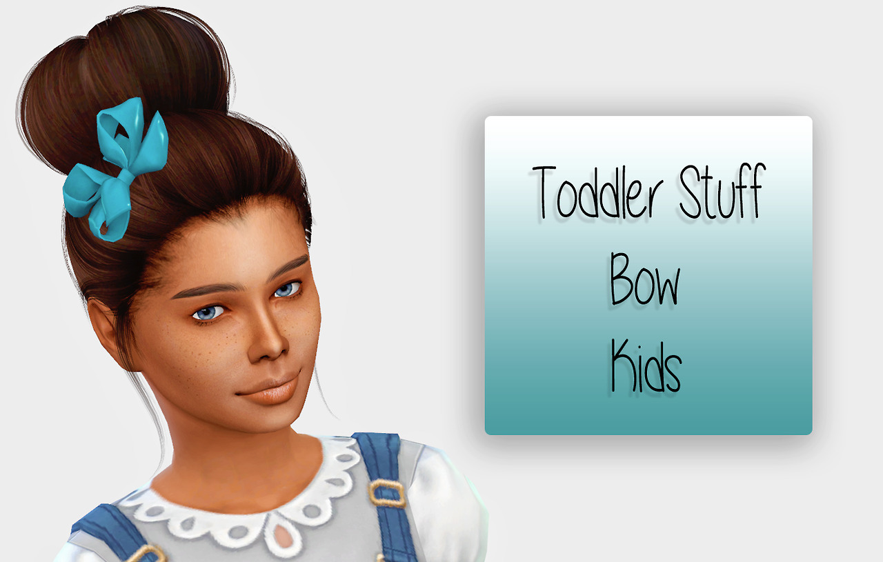 sims 3 toddler bow hair cc