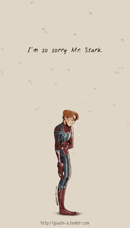 “I’m so sorry Mr. Stark.”“Peter, don’t cry, this...