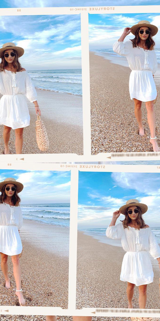 cute outfits for girls, the outfit, girl, dress, streetstyle When you have the beach all to yourself. , goals
