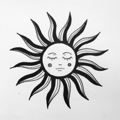 sun drawing on Tumblr