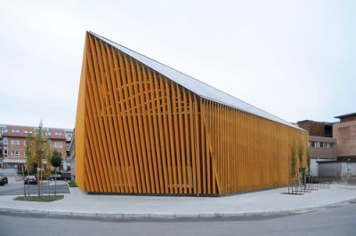 travelingcolors:<br /><br />Vennesla Library and Culture House | Norway (by Helen  Hard)<br />