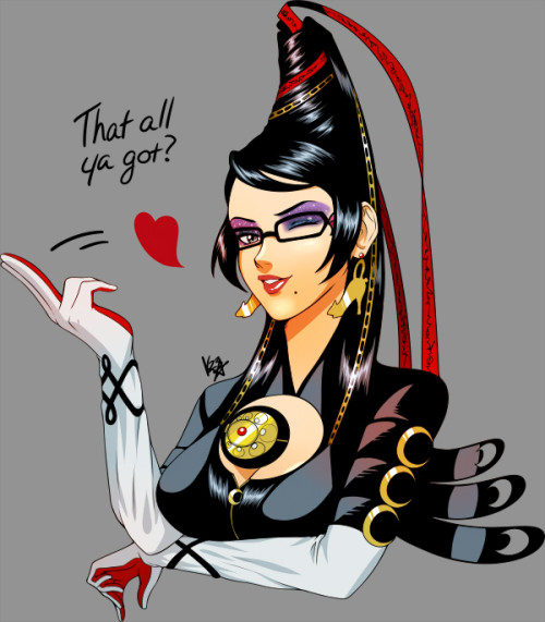 kitsune23star:A Bayo inspired from watching the Smash player...