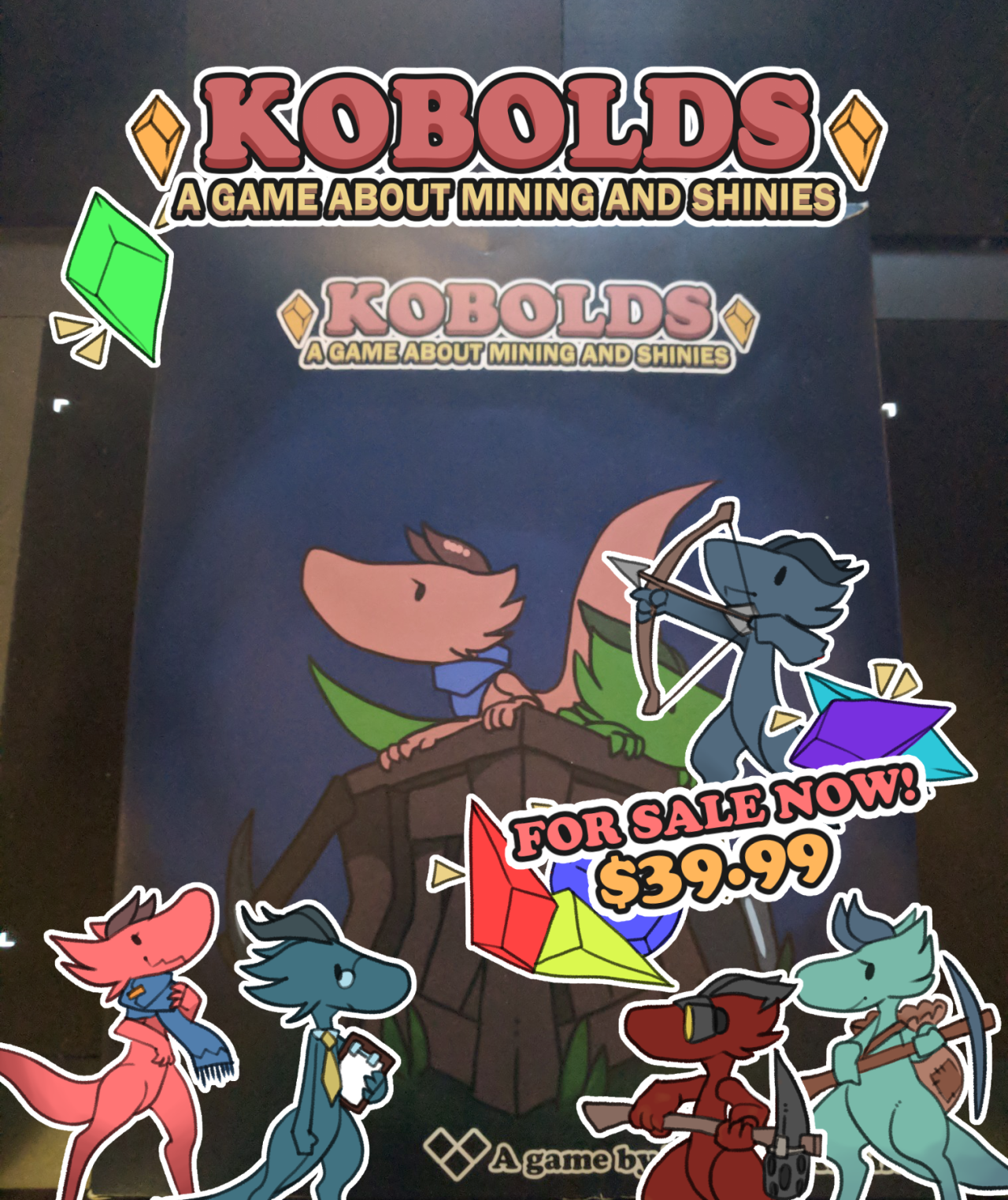 Louis' Artblog — Kobolds: A Game About Mining And Shineies