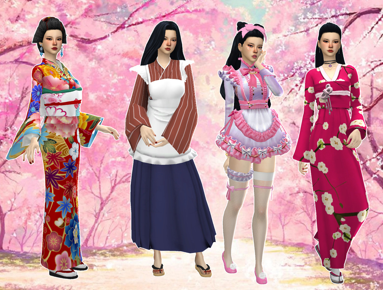 sims 4 japanese custom content