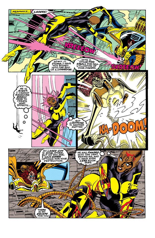Marvel Superheroes in Peril Storm and Archangel have a hard time