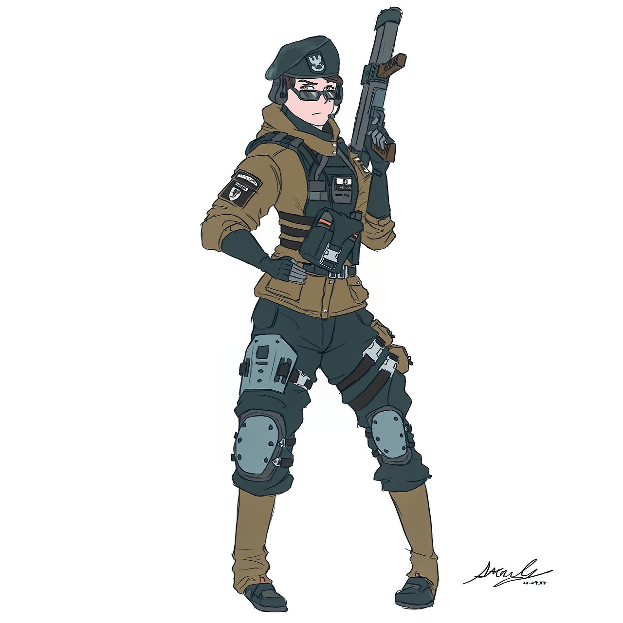 StanCh3n — Zofia-Most badass looking female operator in...