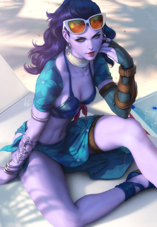 linchona:Widowmaker Summer by Artgerm