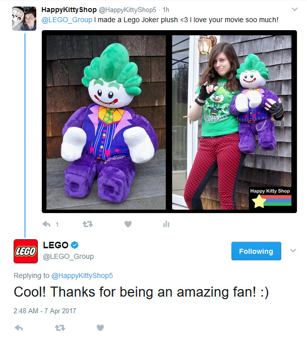 lego joker plush