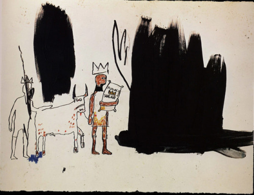 artist-basquiat:Dwellers in the Marshes, 1983, Jean-Michel...