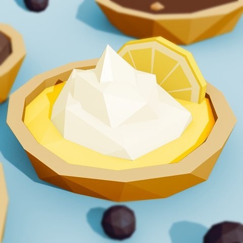 3d Food Porn - lowpoly food porn | Tumblr