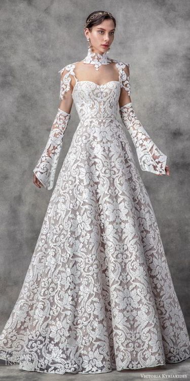 (via Victoria Kyriakides Spring 2020 Wedding Dresses —...