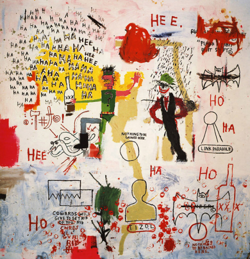 artist-basquiat:Riddle Me This, Batman, Jean-Michel...